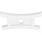 Ekena Millwork Haven Architectural Grade PVC Ceiling Medallion, 22"W x 14 5/8"H x 3"ID x 4 3/4"C x 1"P, One-Piece CMP22X14HN-03000 - alternate 2